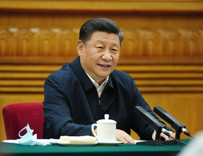 7月21日，中共中央總書記、國家主席、中央軍委主席習近平在京主持召開企業(yè)家座談會并發(fā)表重要講話。新華社記者 鞠鵬 攝